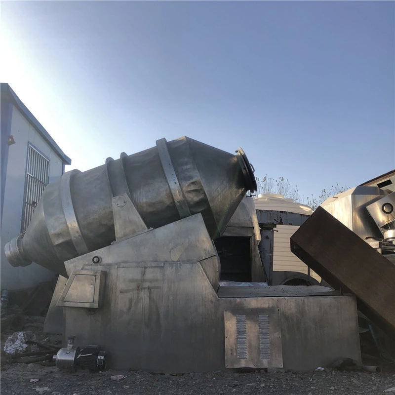 Used Stainless Steel Horizontal Rotary Mixing Two-Dimensional Mixer