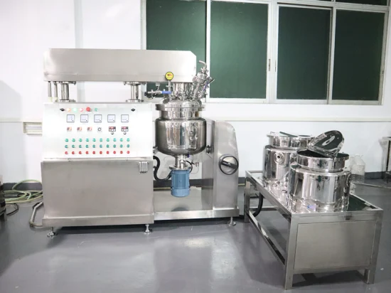 Máquina emulsificante homogênea a vácuo Cosméticos Agitador Protetor solar Emulsificação Blender/Mixer Machine